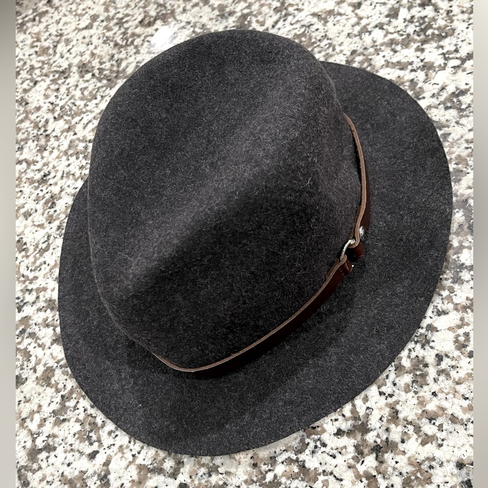 NWT . . .  Rag & Bone Floppy Wool Fedora  |  Mid Grey Melange